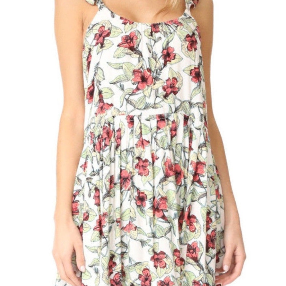 Free People Dear You Printed Mini Dress